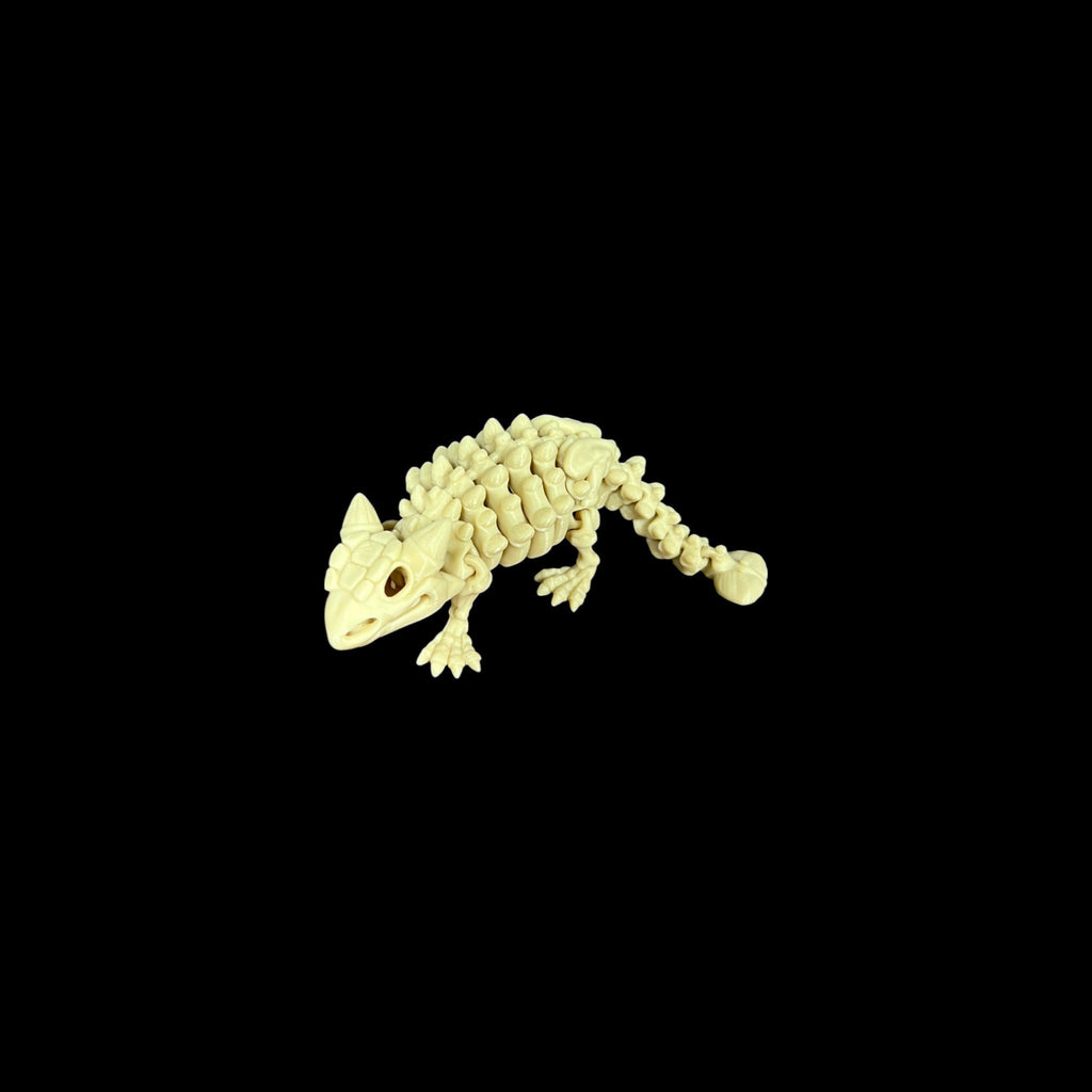 Small Skeletal Ankylosaurus – 3D Printed by Little Fire Designz