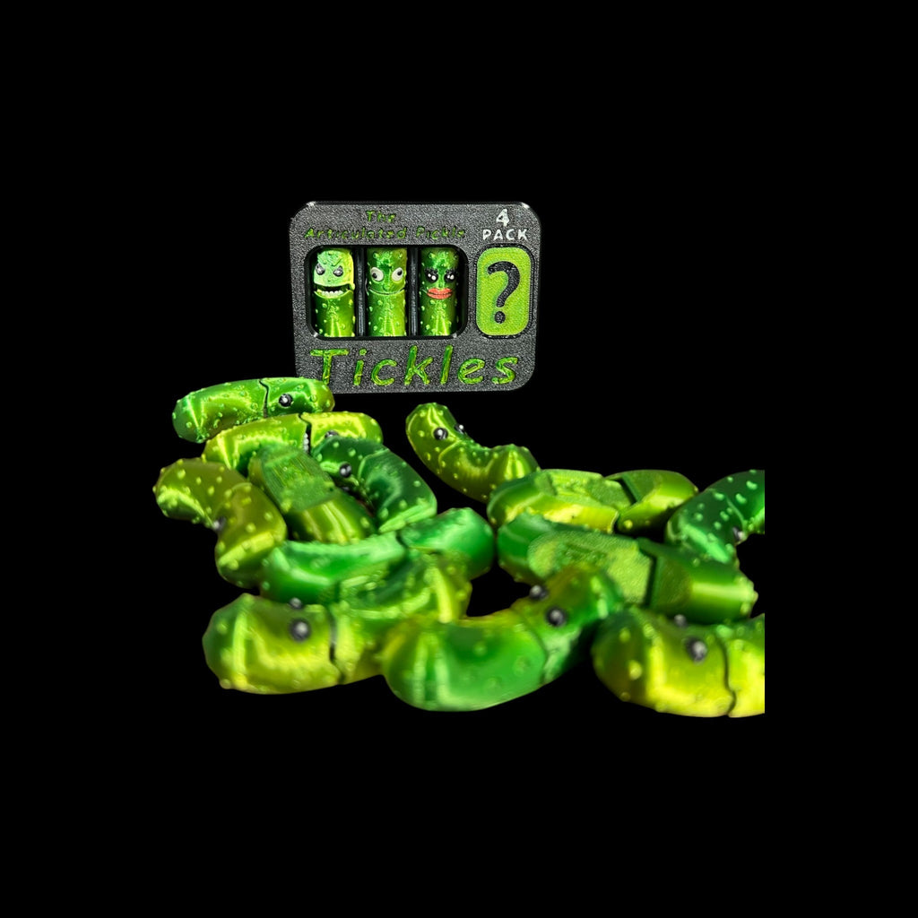 The Angry Giggles Derpy Pack Pickle Pack With Mystery Pickle – 3D Printed by Little Fire Designz